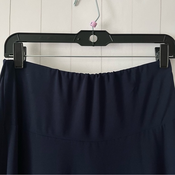 Navy Midi petite Skirt - Picture 3 of 5